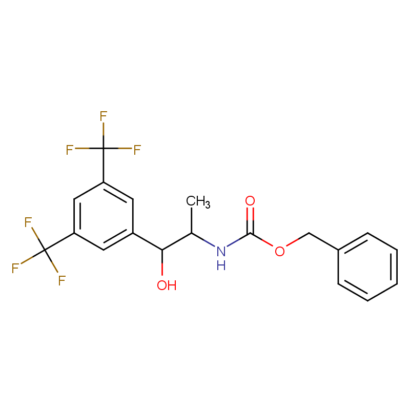 [(1S,2R)-2-[3,5-bis(trifluoromethyl)phenyl]-2-hydroxy-1-methyl ethyl] carbamate benzyl ester