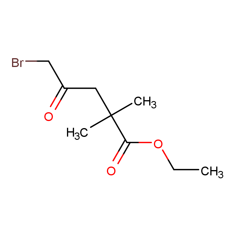 5-brom-2,2-dimetyl-4-oxoaxit pentanoat etylic
