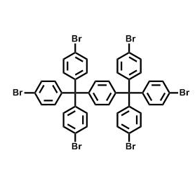 1,4-Bis(tri(4-bromophenyl)methyl)benzene ; CAS: 1449226-27-4, ligand MOF, COF được cung cấp ưu đãi